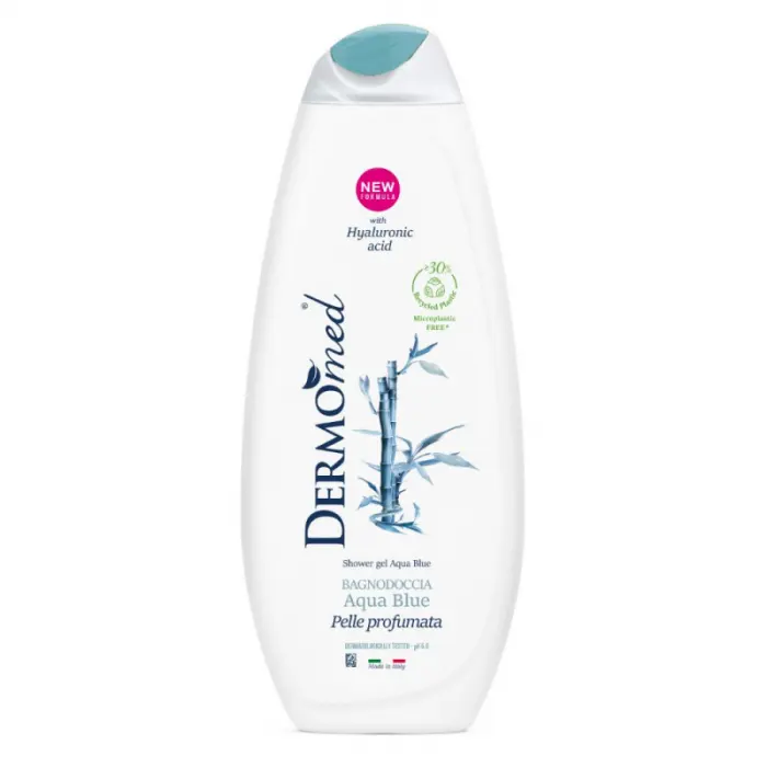 Gel De Dus Dermomed Aqua Blue, Parfum Marin, Cantitate 650 ml [1]