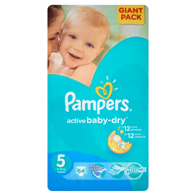 Pampers Active Baby Scutece Marimea 5 11- 16 Kg 64 bucati %Discount special [1]
