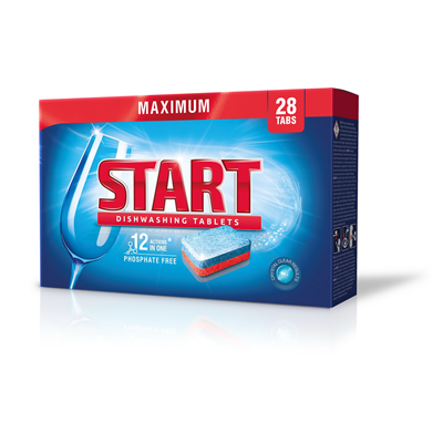 Start Maximum 28 Tablete Detergent Masina de Spalat Vase [1]