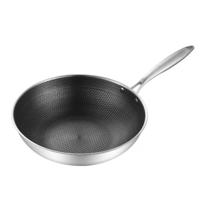 Tigaie Inox Wok 32cm + capac [1]