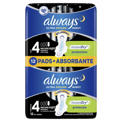 Absorbante - Always Ultra Night Duo 12 bucati