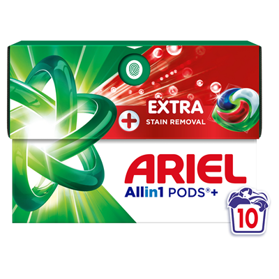 Detergenti Rufe - Ariel Extra Stain Removal 10 Capsule Detergent Rufe