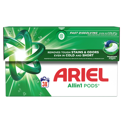 Detergenti Rufe - Ariel Mountain Spring 38 Capsule Detergent Rufe