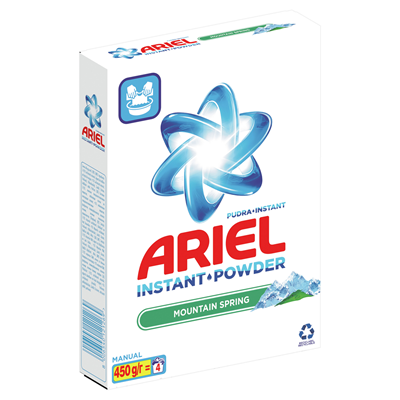 Detergenti Rufe - Ariel Mountain Spring Detergent Pudra Manual 450G