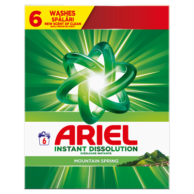 Detergenti Rufe - Ariel Mountain Spring Detergent Rufe 390 g