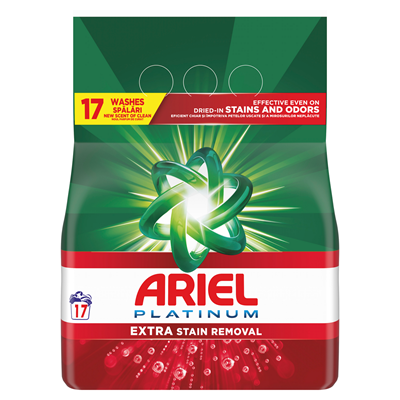Detergenti Rufe - Ariel Platinum Extra Stain Removal Detergent Rufe 1,105 Kg