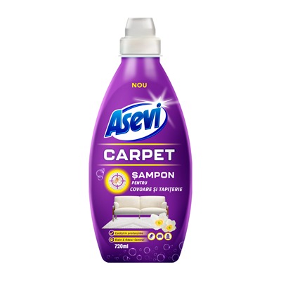 Detergenti Suprafete - Asevi Carpet Sampon Covoare si Tapiterii 720 ml