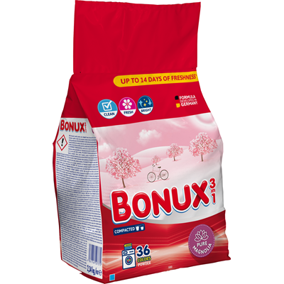 Detergenti Rufe - Bonux Pure Magnolia Detergent Rufe 2,34 Kg
