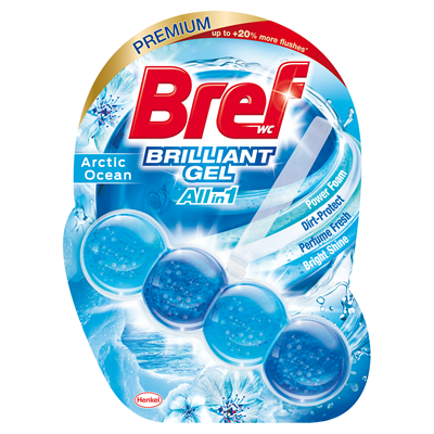 Solutii Obiecte Sanitare - Bref Gel Odorizant Toaleta Arctic 42 g