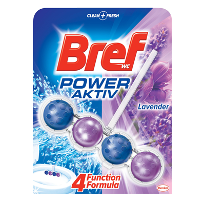 Solutii Obiecte Sanitare - Bref Power Aktiv Odorizant Toaleta Lavanda 50 g
