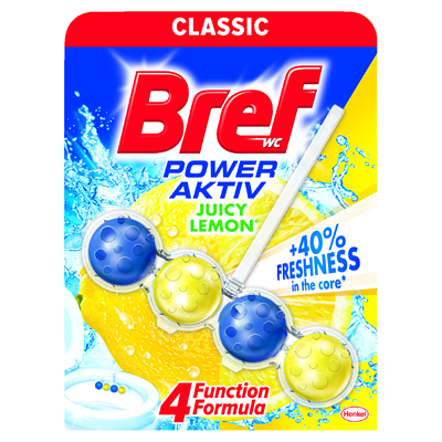Bref Power Aktiv Odorizant Toaleta Lemon 50 g [1]