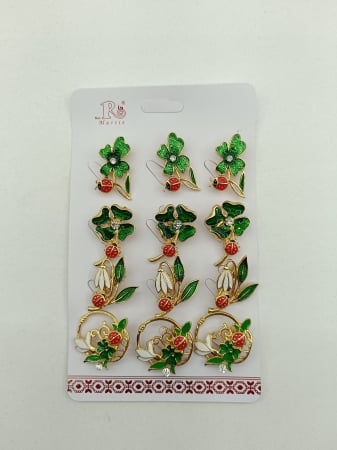 Atelierul de Flori si Accesorii - Brosa Martisor Set 12buc