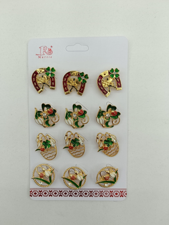 Atelierul de Flori si Accesorii - Brosa Martisor Set 12buc