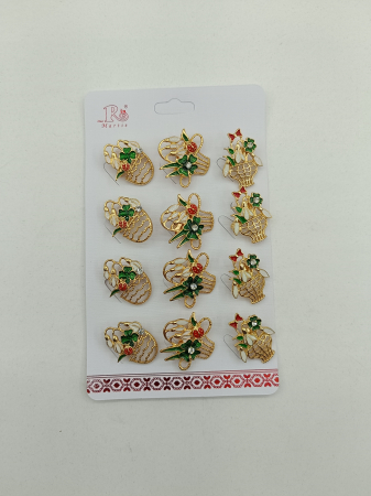 Atelierul de Flori si Accesorii - Brosa Martisor Set 12buc