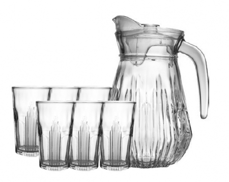 Casa si Gradina - Carafa Apa cu 6 pahare "Diamond"
