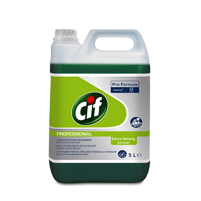 Detergenti Vase - Cif Professional Detergent Manual de Spalat Vase Cu Parfum de Lamaie 5 L