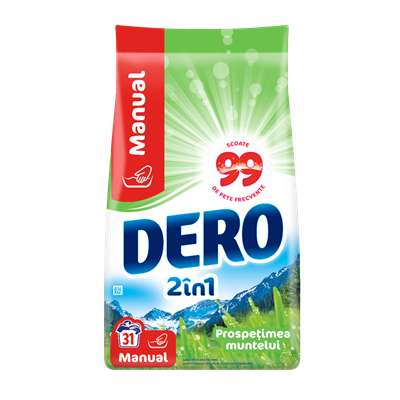 Detergenti Rufe - Dero Detergent Manual Prospetimea Muntelui 1,4 kg