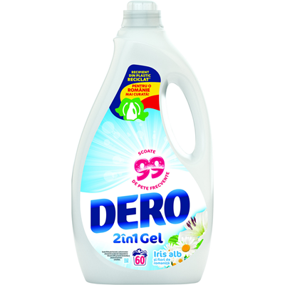 Detergenti Rufe - Dero Iris Alb Detergent Automat 3 L