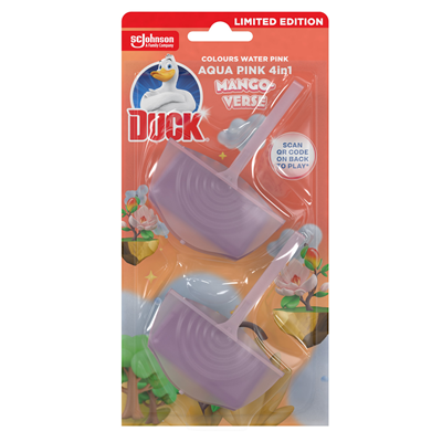 Solutii Obiecte Sanitare - Duck 2 x Odorizant Toaleta Mango Verse 72 g