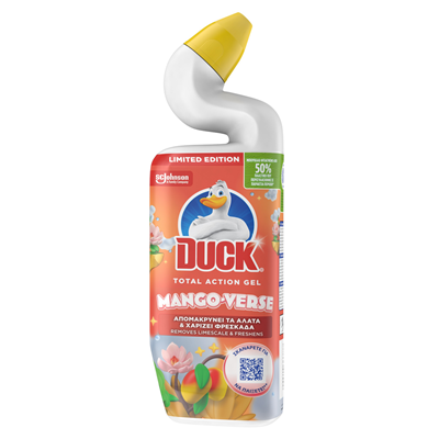 Solutii Obiecte Sanitare - Duck Total Action Gel Dezinfectant WC Mango 750 ml