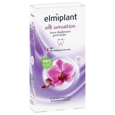 Ingrijire Corp - Elmiplant Silk Sensation 20 Benzi Depilatoare Fata