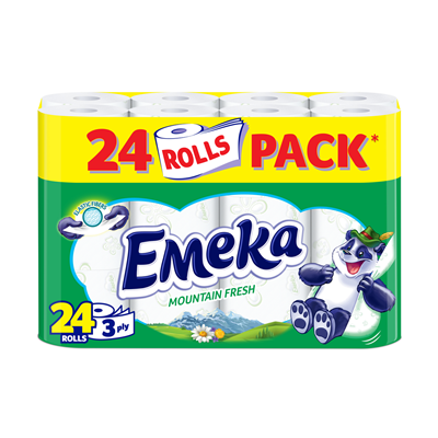Hartie Igienica - Emeka Hartie Igienica 3 Straturi, 24 Role