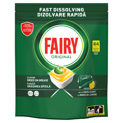 Detergenti Vase - Fairy Original Lamaie Detergent Masina Spalat Vase 84 capsule