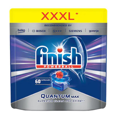 Produse Curatenie - Finish Detergent Capsule Masina de Spalat Vase Quantum Max 60 bucati