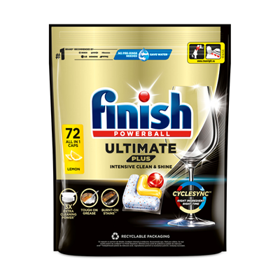 Produse Curatenie - Finish Ultimate Plus Lamaie 72 Tablete Detergent Masina Spalat Vase