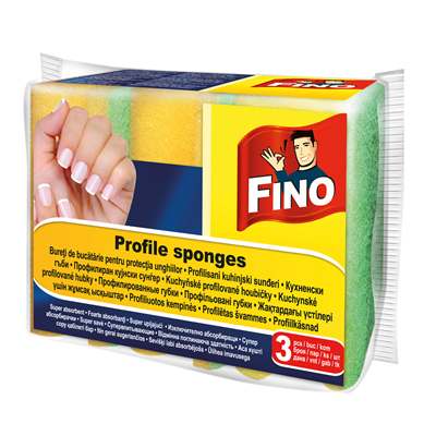 Accesorii Curatenie - Fino Burete Protectie Unghii 3 bucati