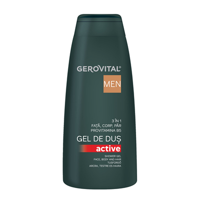 Ingrijire Corp - Gerovital Men Gel de Dus Active 400 ml