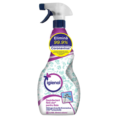 Solutii Obiecte Sanitare - Igienol Dezinfectant Baie 750 ml