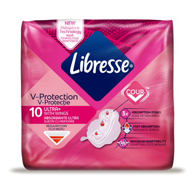 Absorbante - Libresse V-Protection Absorbante Ultra 10 bucati