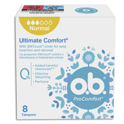 Absorbante - OB Procomfort 8 Tampoane Flux Normal
