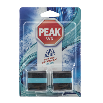 Solutii Obiecte Sanitare - Peak Odorizant Toaleta WC Azur 2 bucati