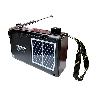 Radio cu Acumulator si Panou Solar FP-712BT-S Usb/TF/Aux/BT [1]