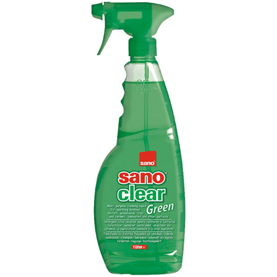 Detergenti Geamuri - Sano Clear Detergent de Geamuri si Suprafete Multiple 1 L