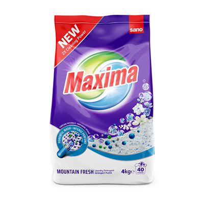 Detergenti Rufe - Sano Maxima Detergent Pudra Cu Parfum de Munte 4 Kg