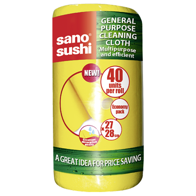 Accesorii Curatenie - Sano Sushi Rola de Lavete Universale 40 bucati