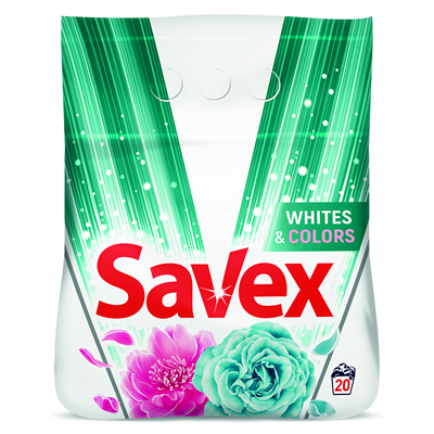 Detergenti Rufe - Savex Parfum Whites&Color Detergent Rufe 2 Kg