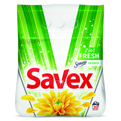 Detergenti Rufe - Savex Parfume 2in1 Fresh Detergent Rufe 2 Kg