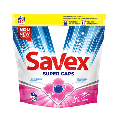 Detergenti Rufe - Savex Super Parfum Detergent Rufe 42 Capsule