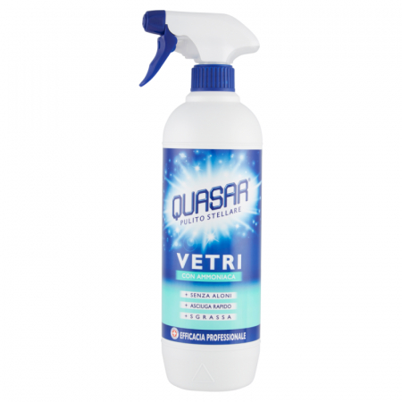 Detergenti Geamuri - Solutie Geamuri Quasar Vetri Amoniac 650ml