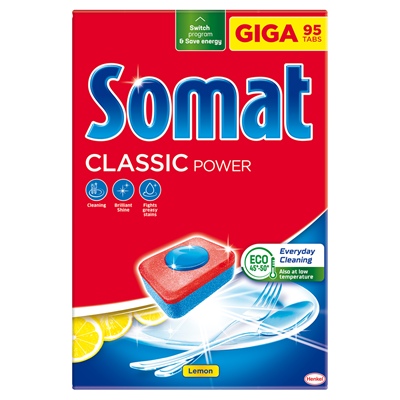 Produse Curatenie - Somat Clasic 95 Tablete Detergent Masina de Spalat Vase