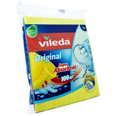 Accesorii Curatenie - Vileda Lavete Umede 3 bucati