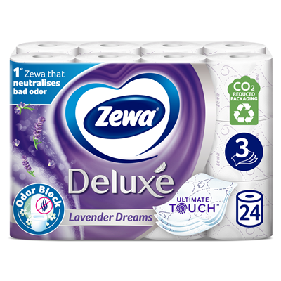 Hartie Igienica - Zewa Deluxe Hartie Igienica Deluxe Lavanda 3 Straturi 24 bucati
