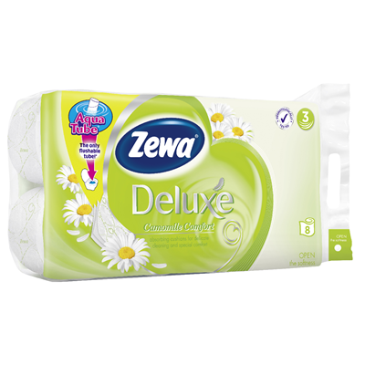 Hartie Igienica - Zewa Deluxe Hartie Igienica Musetel 3 Straturi 8 bucati