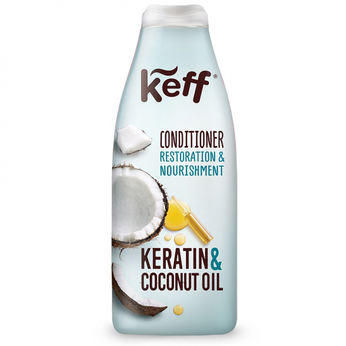 Balsam Keff Keratin & Coconut Oil pentru repararea si hranirea parului 500 ml [1]