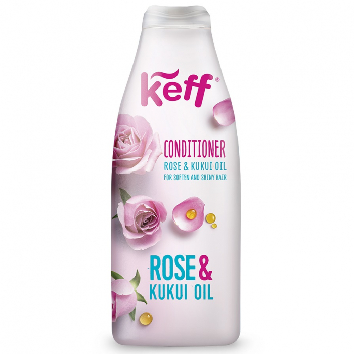 Balsam Keff  Rose & Kukui Oil pentru catifelarea si stralucirea parului 500 ml [1]
