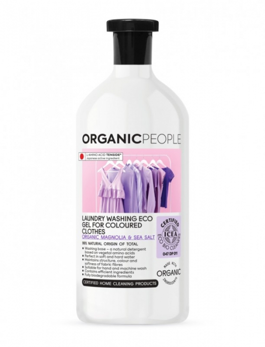 Detergent eco pentru rufe colorate Organic Magnolia Sea Salt, 1L - Organic People [1]